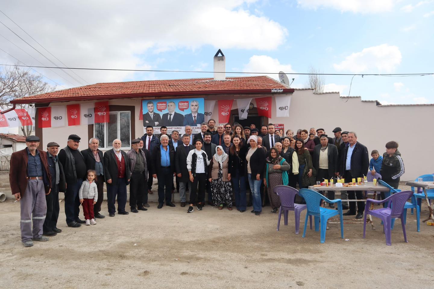 CHP SÜLÜMENLİ’DE SEÇİM KOORDİNASYON MERKEZİNİ AÇTI