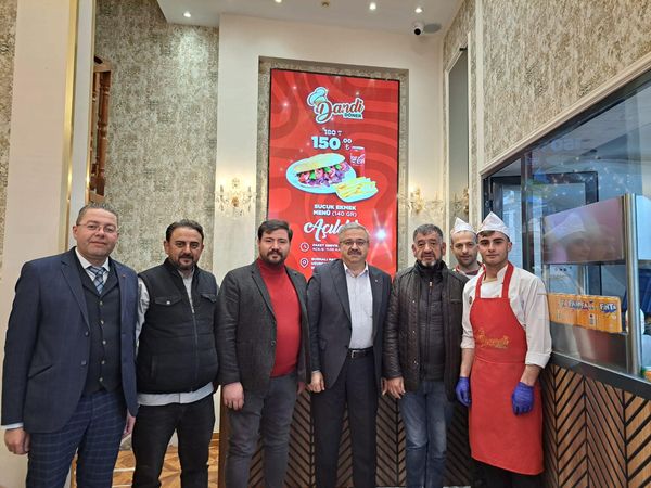 YURDUNUSEVEN'DEN DANDİ DÖNER'E HAYIRLI OLSUN ZİYARETİ