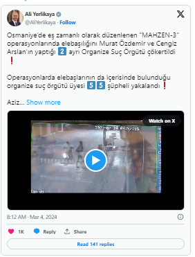 'Mahzen-3' Operasyonu: 55 Gözaltı