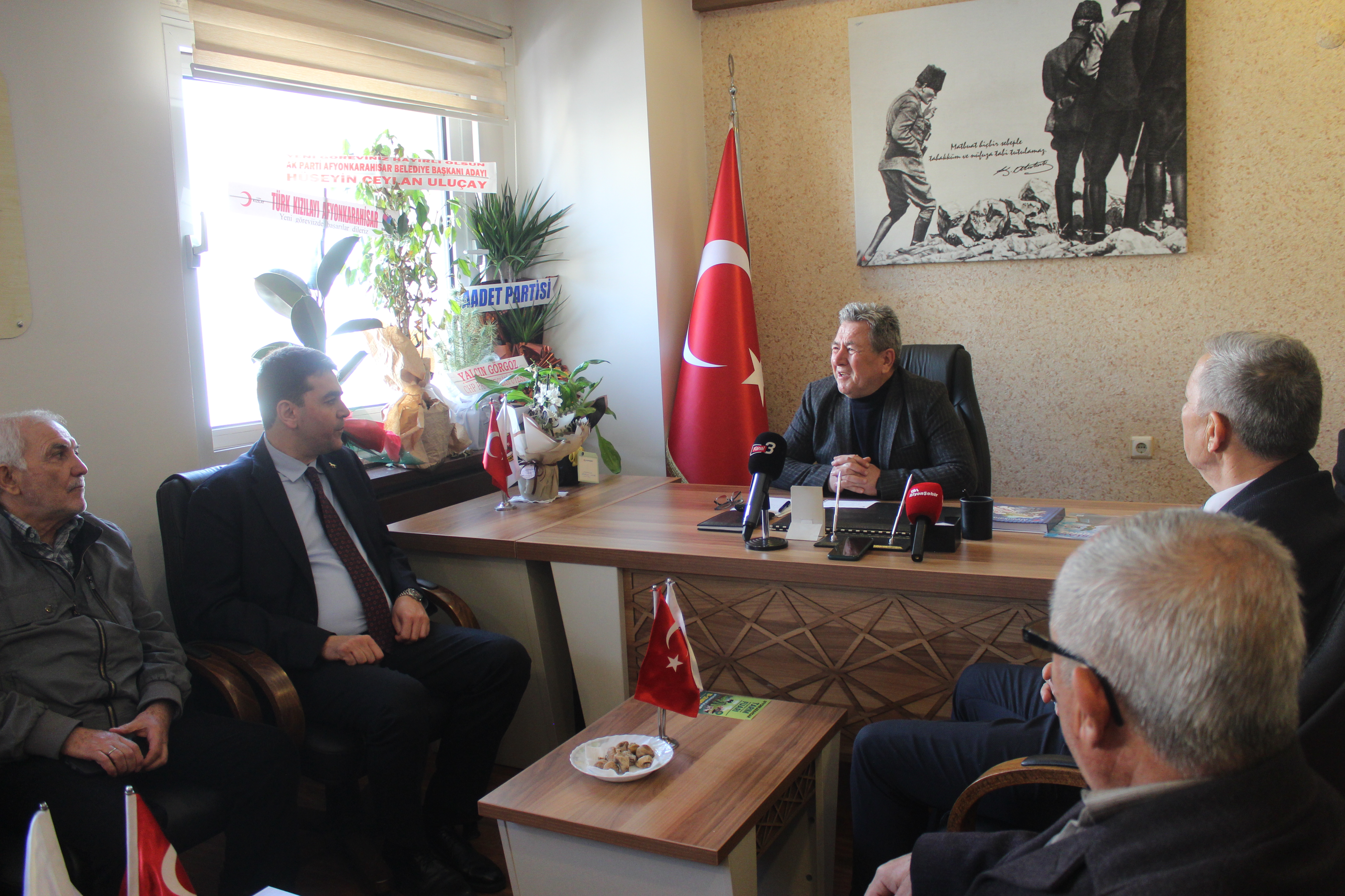 DP LİDERİ UYSAL, AFYON'DA   "ASLOLAN HAKİKATİ KONUŞMAK"