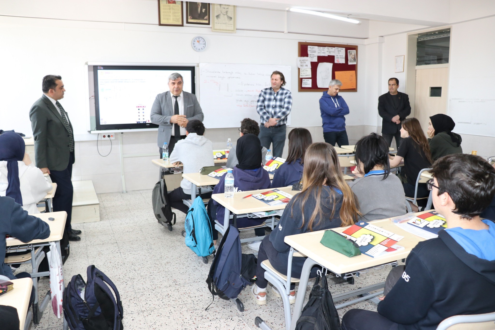 Müdür Sünnetci Okul Ziyaretlerine Devam Ediyor
