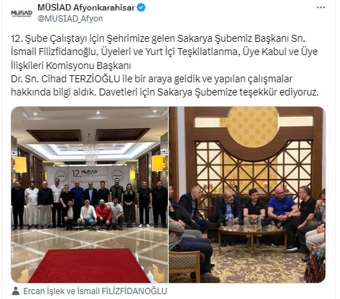Başkan İşlek Mevkidaşı Filizfidanoğlu'yla Bir Araya Geldi