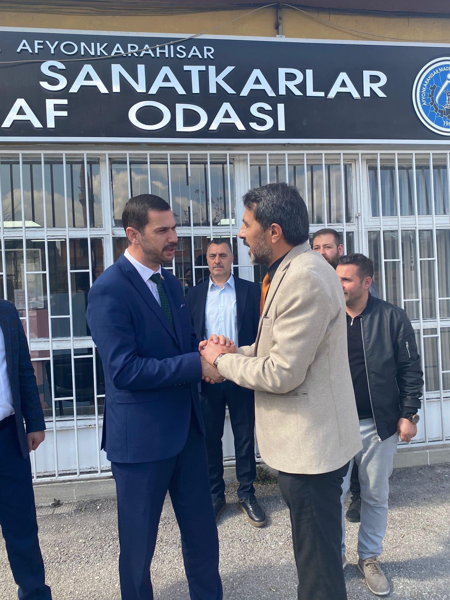 İYİ Partili Yağcı Başkan Yılmazaslan'la Bir Araya Geldi