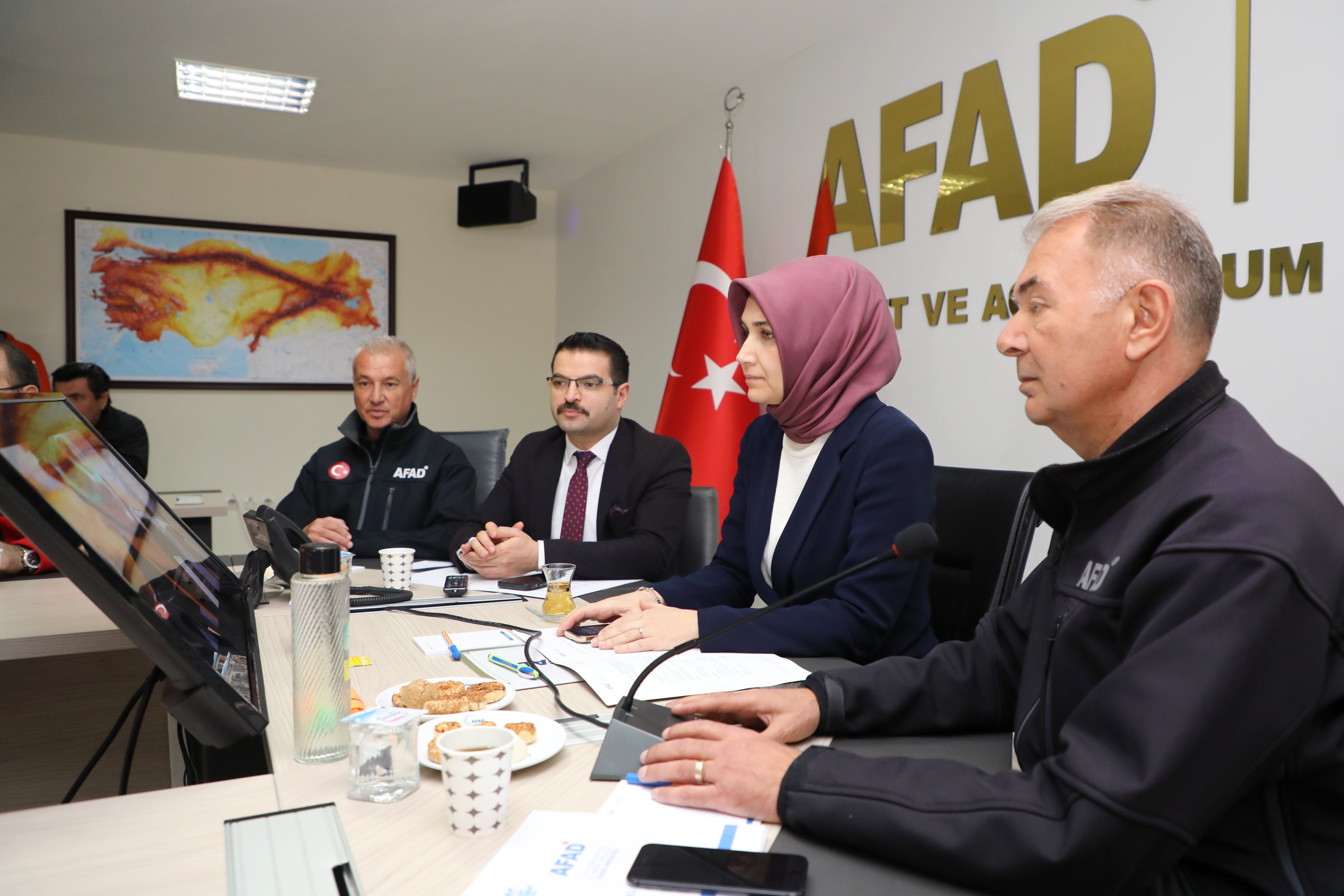 Vali Yiğitbaş'ı Deprem Haftası Dolayısıyla AFAD'ı Ziyaret Etti