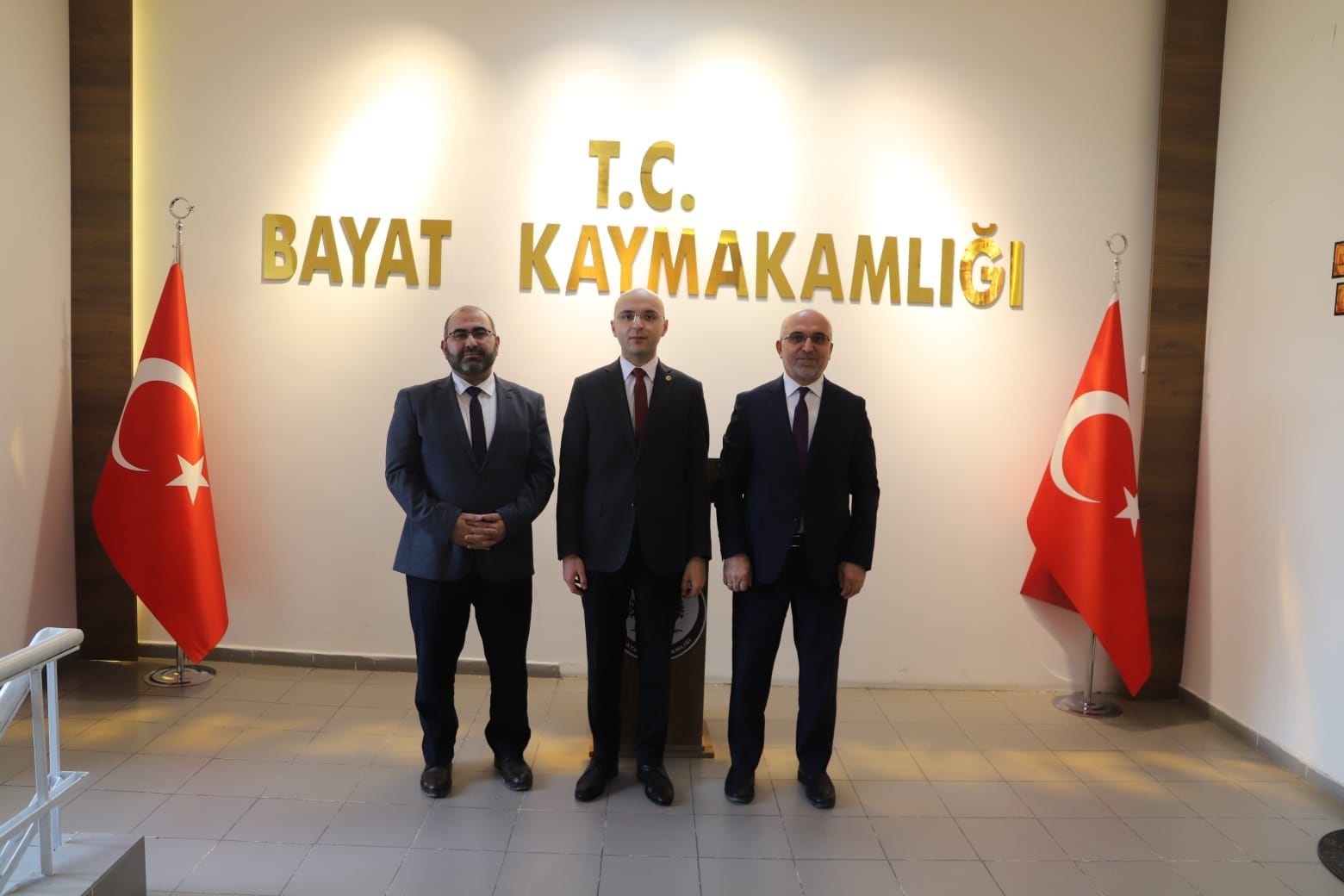Müftü İmamoğlu Kaymakam Aykaç'ı Ziyaret Etti