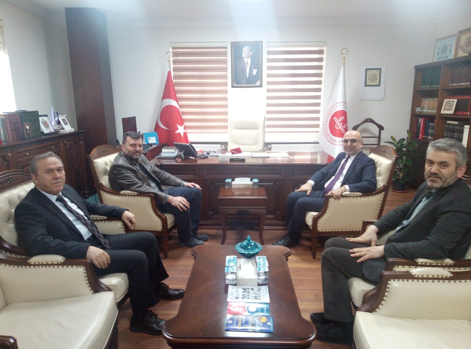HAYIRSEVER İŞ ADAMI BALIK'DAN MÜFTÜ İMAMOĞLU'NA ZİYARET
