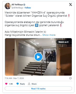 'Mahzen'de Süleler Çökertildi!