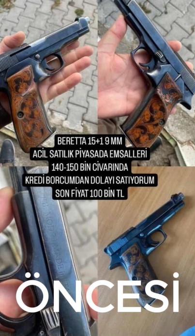 Sosyal Medya İlanı İle Tabanca Satmaya Çalıştı
