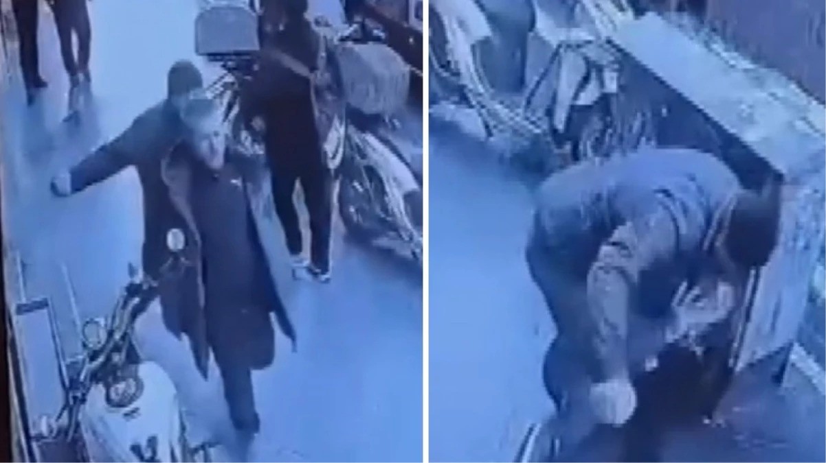 Elindeki Taşla Öldüresiye Saldırdı