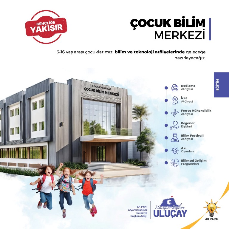 ULUÇAY'DAN ÇOCUKLAR İÇİN PROJE!
