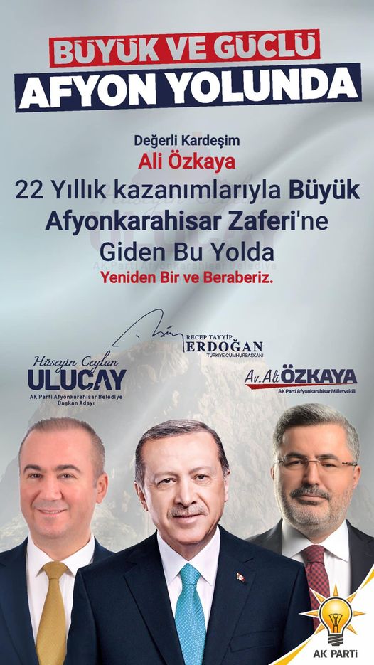 AK Parti Milletvekili Ali Özkaya: "Yeni Zafer Yolunda Bir ve Beraberiz"