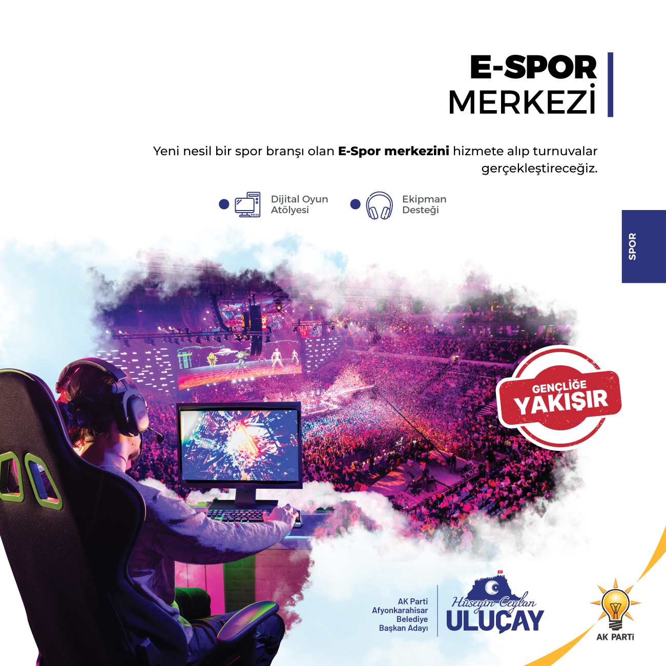 Afyonkarahisarlı gençler e-sporda kendilerini uluslararası tanıtabilecekler