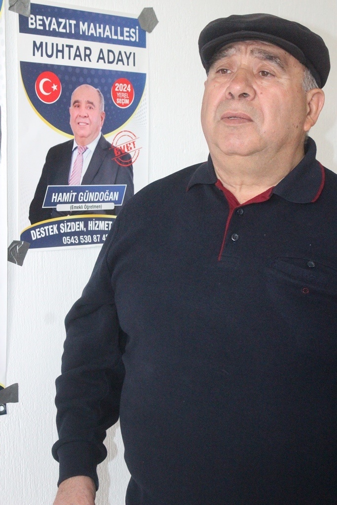 Emekli Öğretmen Mahallesine Muhtar Adayı Oldu