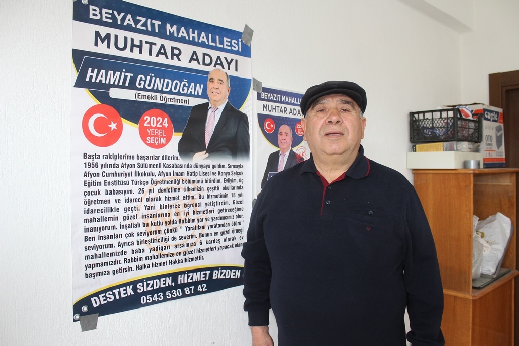 Emekli Öğretmen Mahallesine Muhtar Adayı Oldu