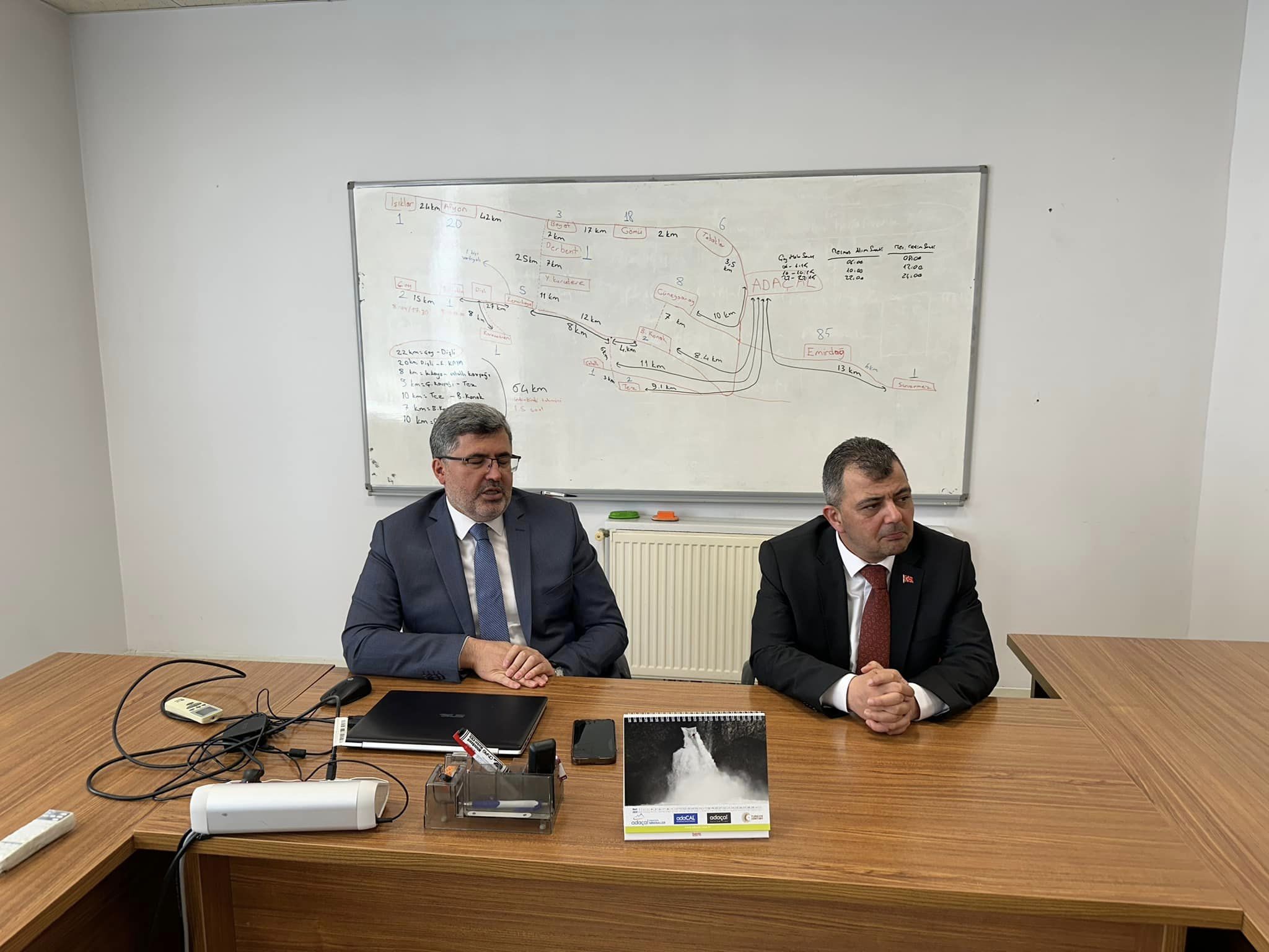 ÖZKAYA, EMİRDAĞ'DA ADAÇAL TESİSİNİ ZİYARET ETTİ