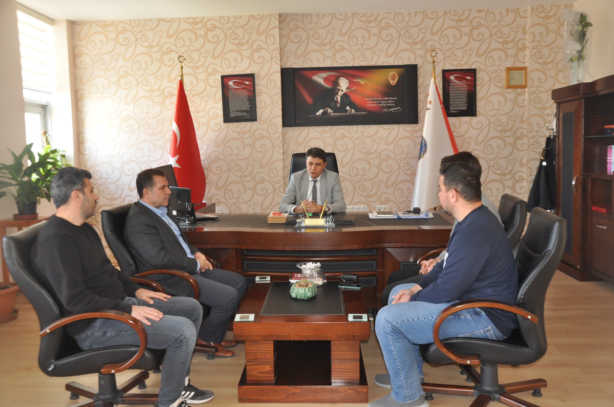 Kaymakam Çengel'den İlçe Emniyet Müdürlüğüne Taziye