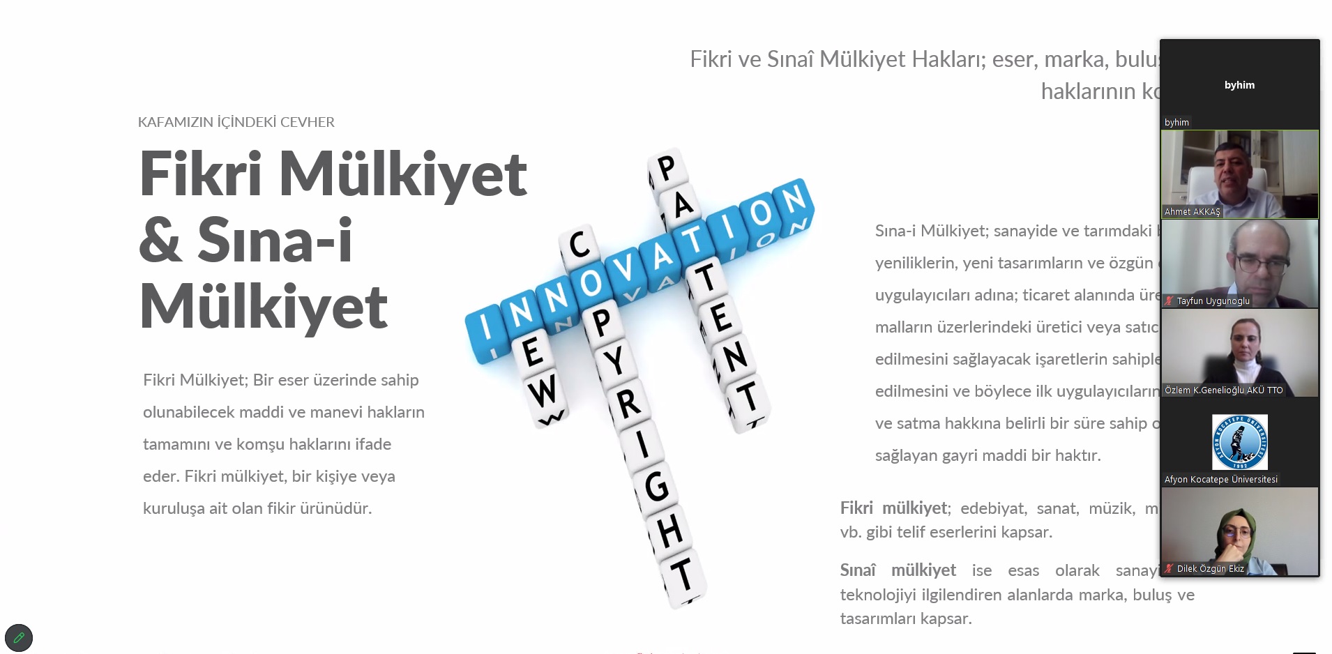 “Patent Alma Süreçleri” Anlatıldı