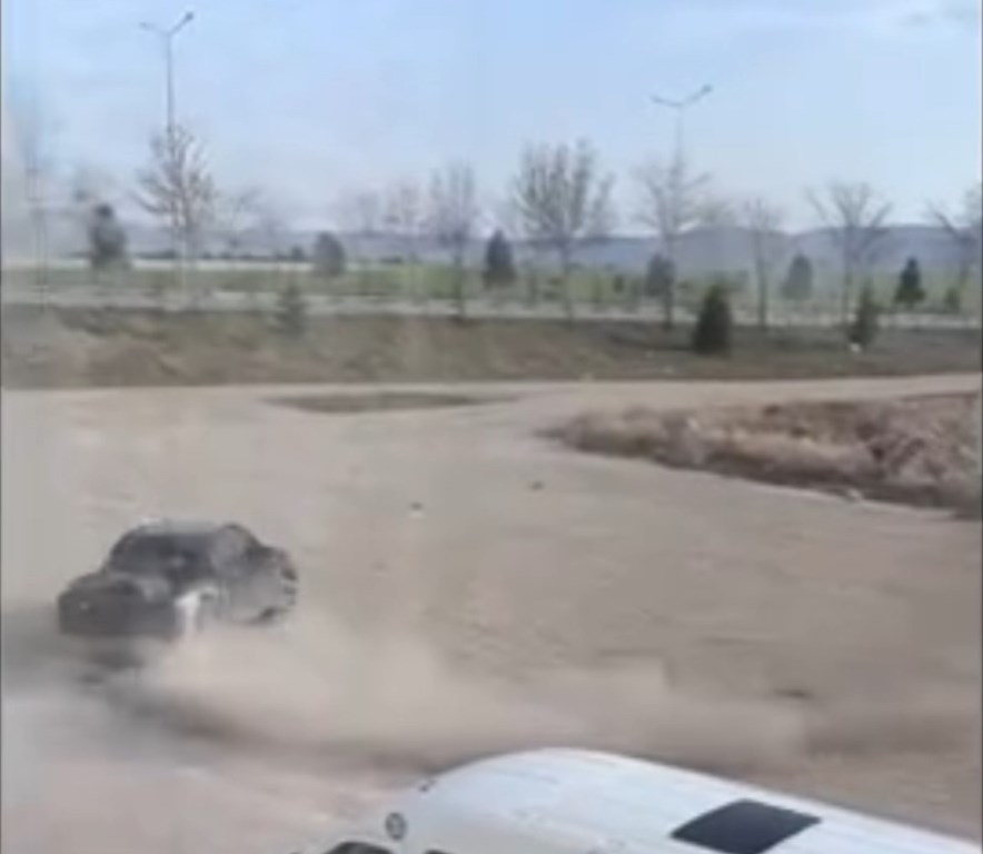 AFYON'DA YAPILAN DRİFTİN FATURASI AĞIR OLDU