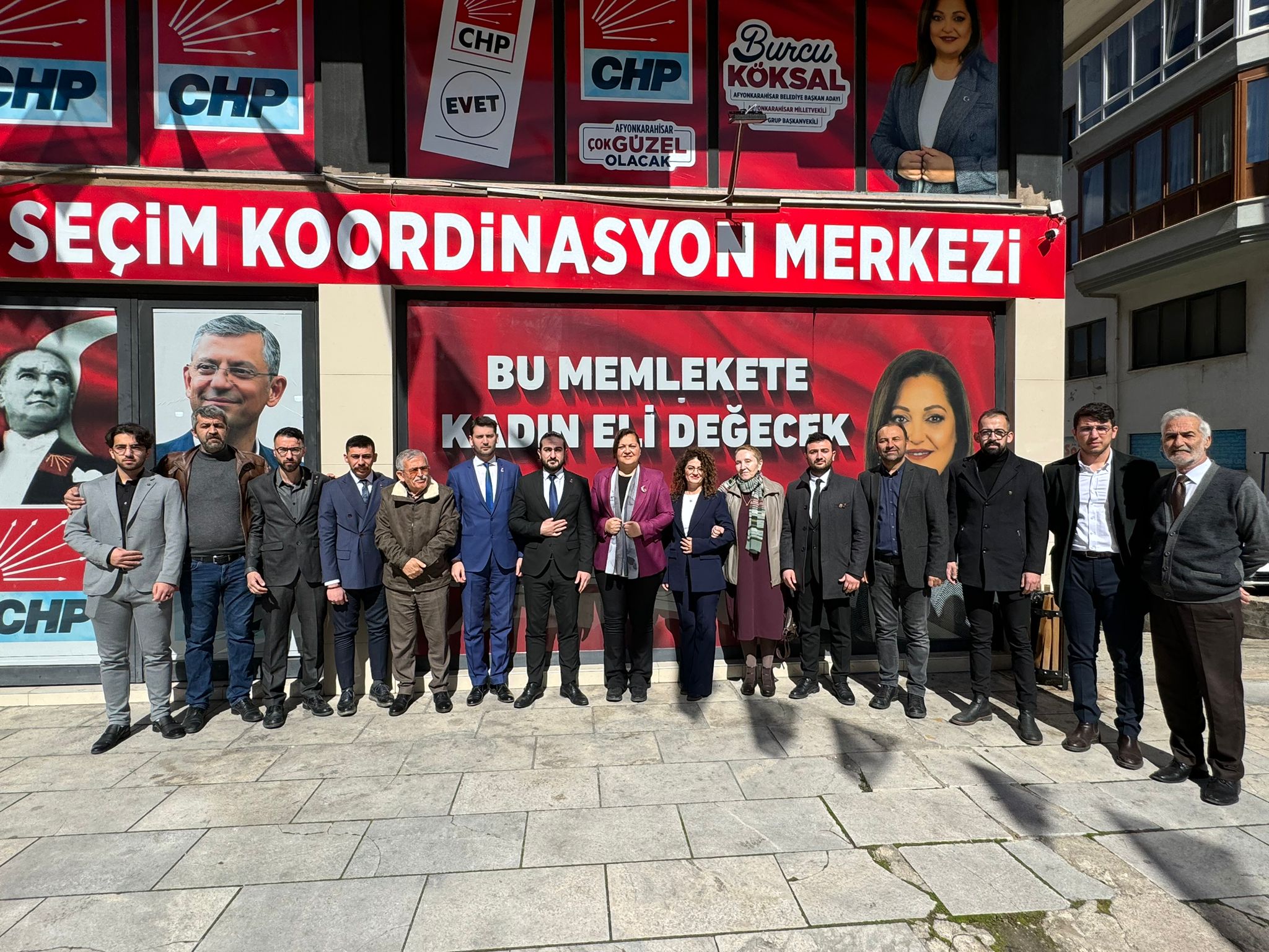 ZAFER PARTİSİ'NDEN KÖKSAL'A ZİYARET