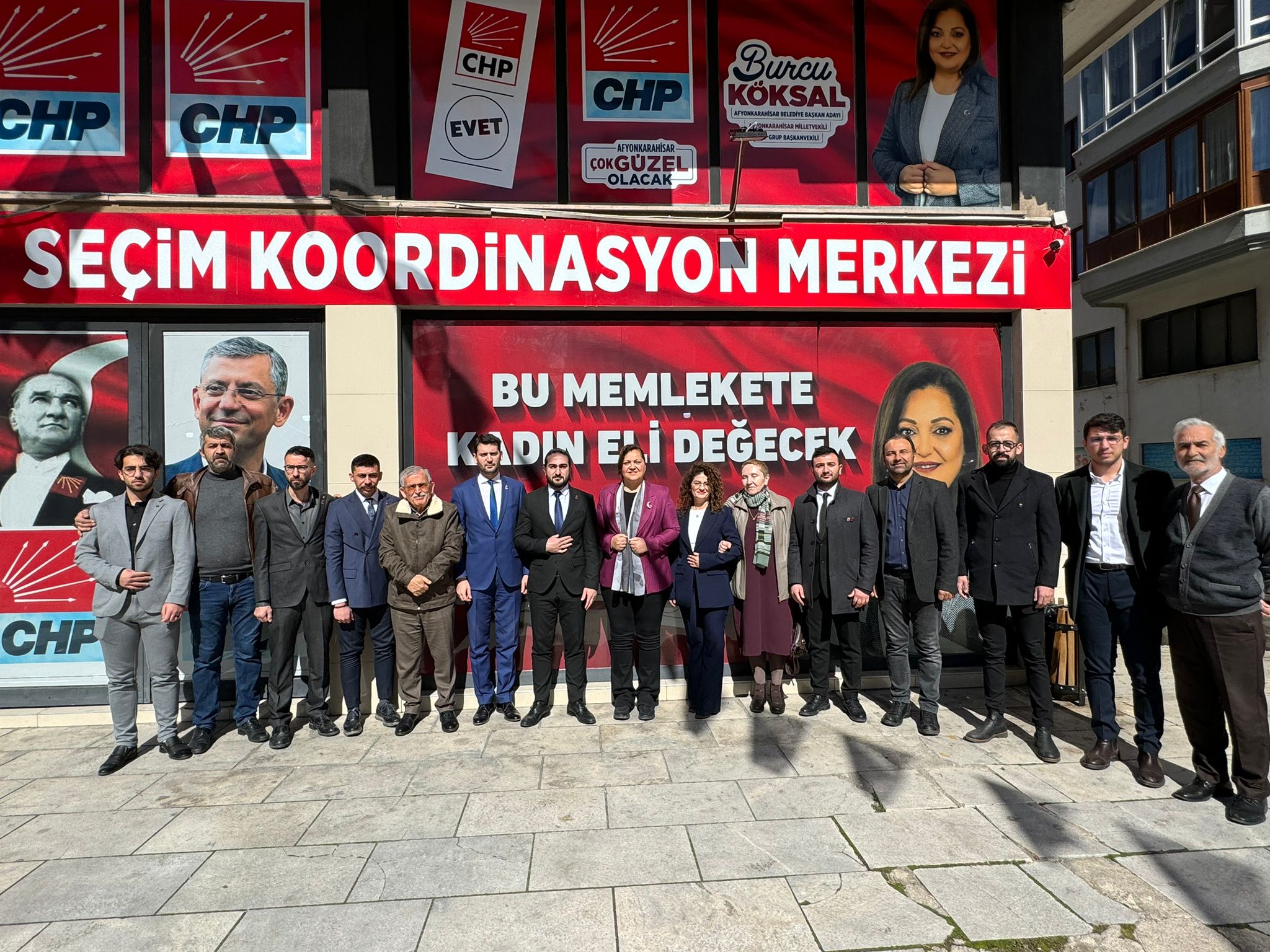 ZAFER PARTİSİ'NDEN KÖKSAL'A ZİYARET