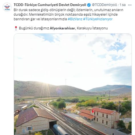 TCDD'den Kartpostallık Görüntü Karakuyu İstasyonu