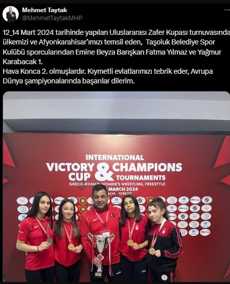 TAYTAK AFYONLU GENÇLERİ KUTLADI