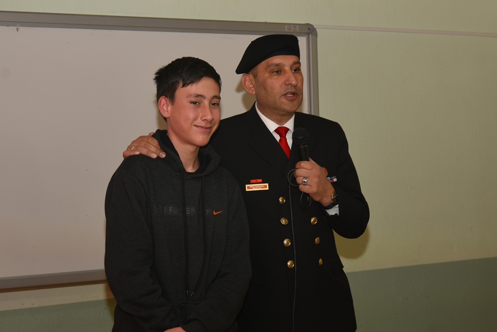 CUMHURİYET LİSESİ'NDE 'ÇANAKKALE VE ŞEHİTLİK' SÖYLEŞİSİ
