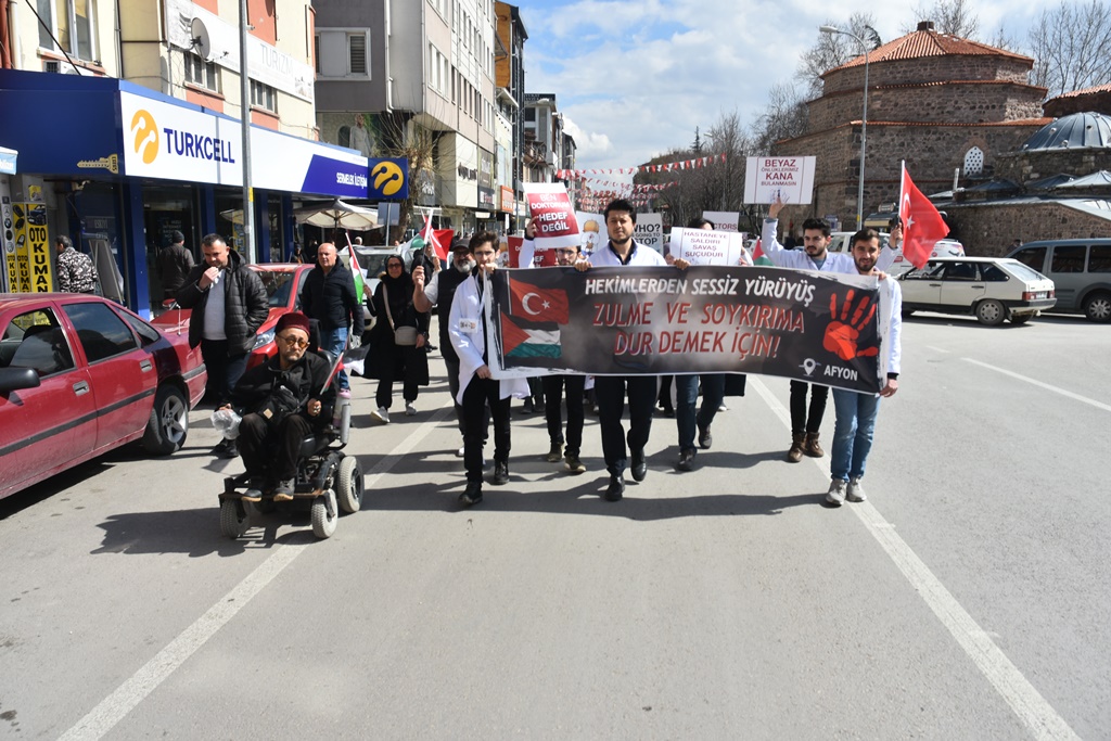 AFYON'DA SESSİZ YÜRÜYÜŞ