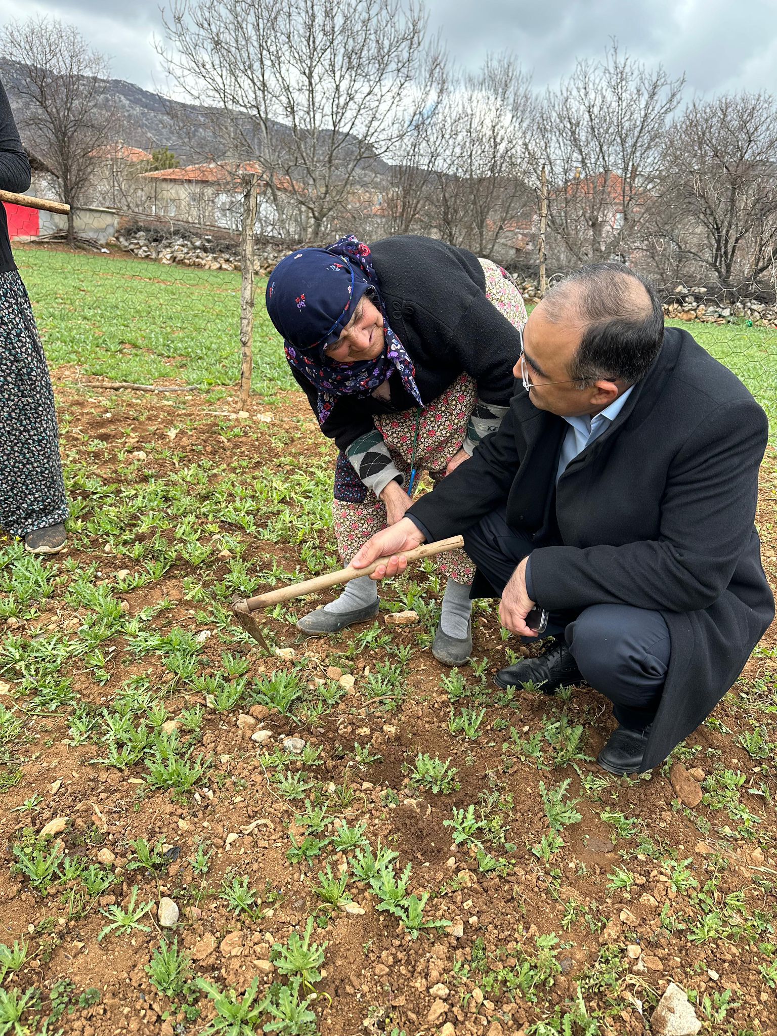 ELİNE ÇAPA ALDI, HAŞHAŞ TARLASINA GİRDİ