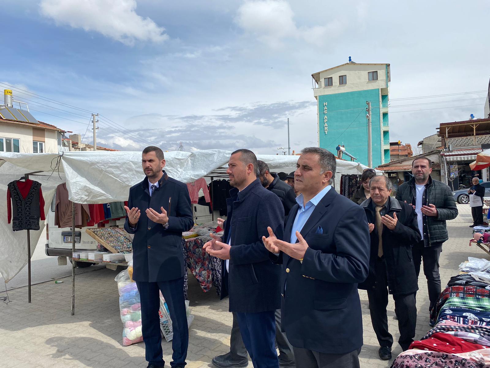 YAĞCI ERENLER SEMT PAZARINI ZİYARET ETTİ