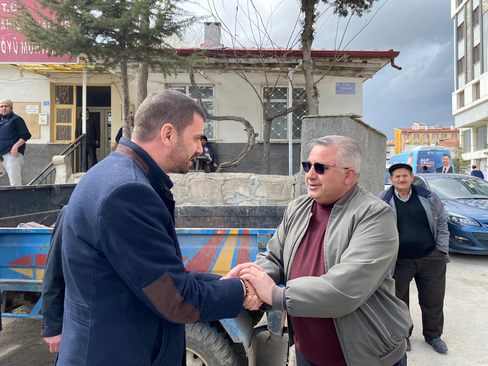 YAĞCI ERENLER SEMT PAZARINI ZİYARET ETTİ