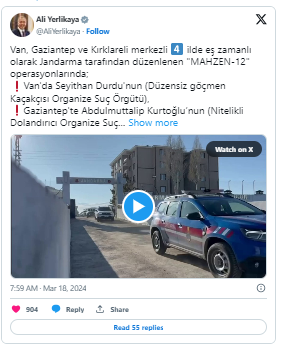 4 İlde ‘Mahzen-12’ Operasyonu Düzenlendi