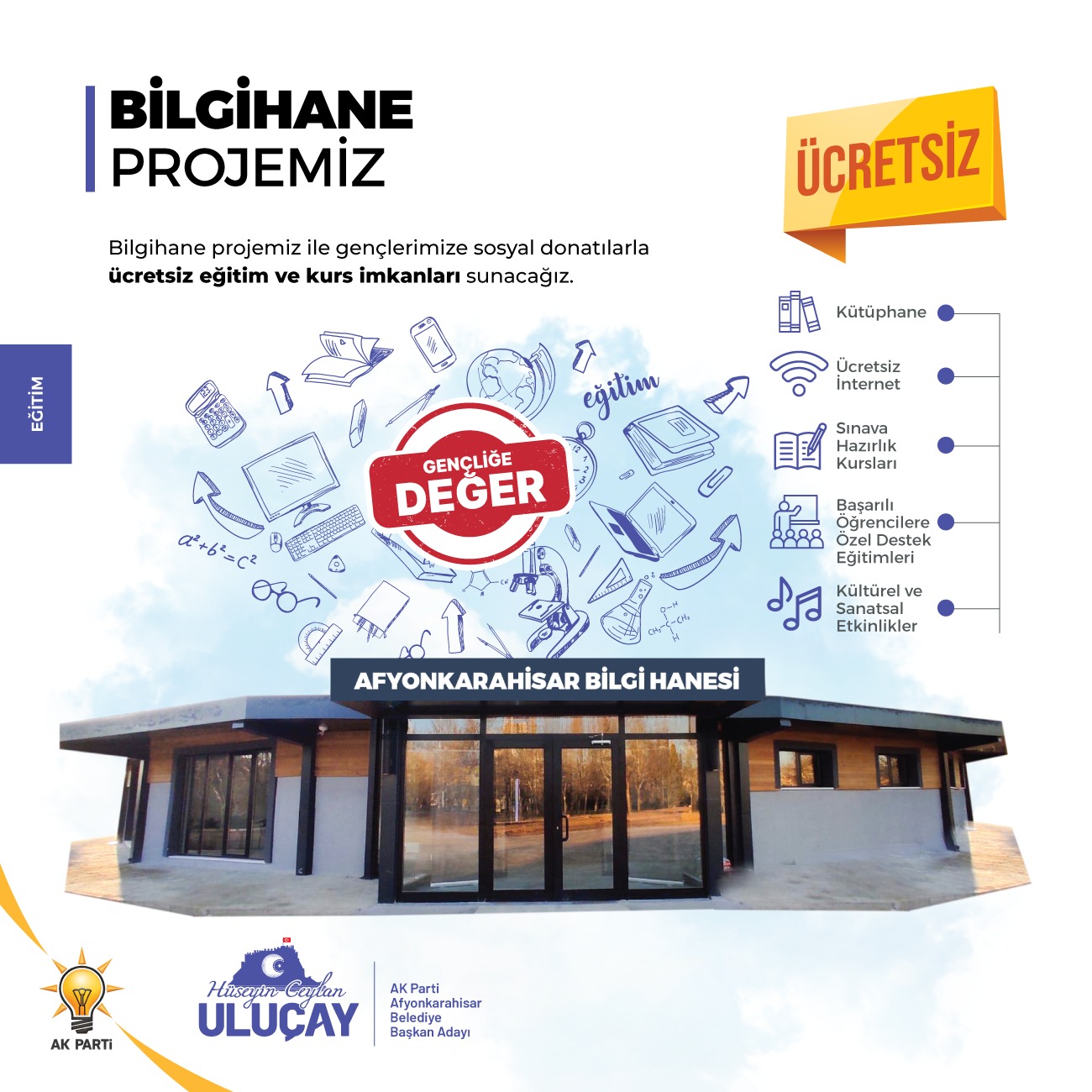 AK Partili Uluçay'dan Gençleri Düşünen Bir Proje Daha