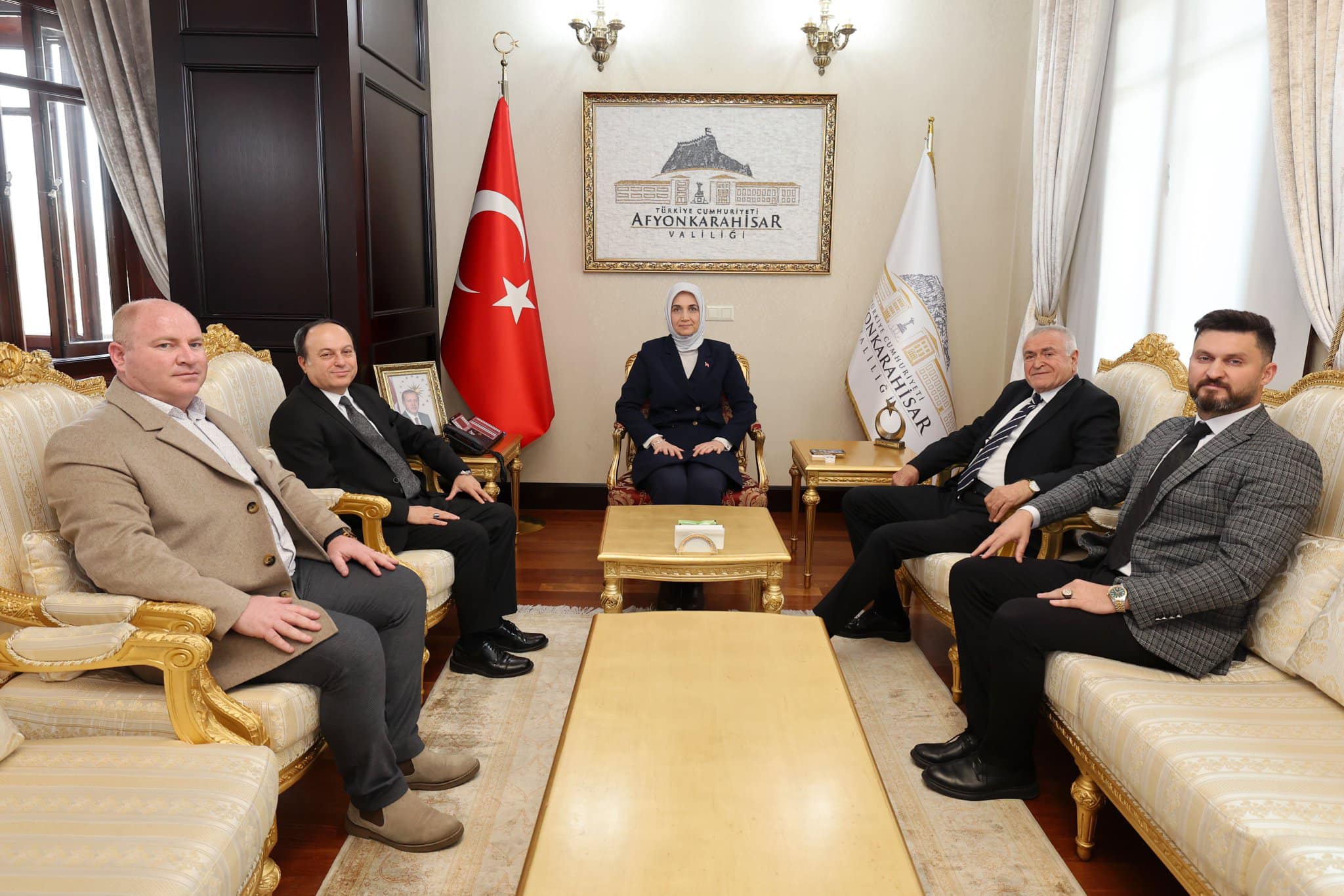 TÜSİAV  ve Ankara AFSİAD  başkanlarından Vali Yiğitbaşı'na ziyaret