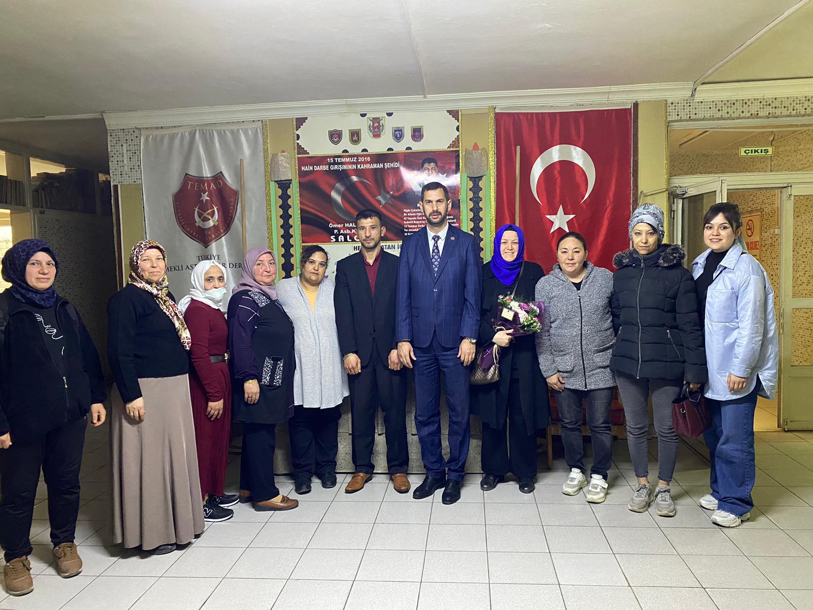 İYİ Partili Yağcı Gülen Yüzler Derneğini Ziyaret Etti