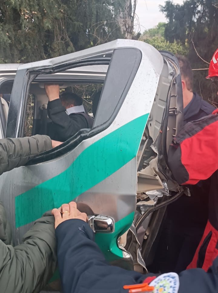 Orman İşletme Müdürlüğü Aracı Kaza Yaptı: 3 Yaralı