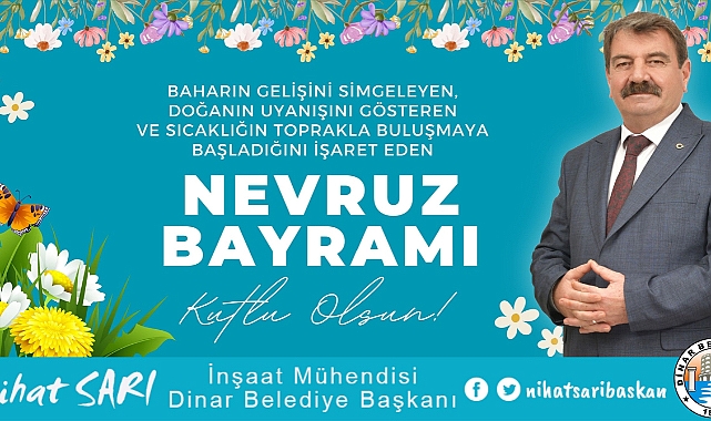 Başkan Nihat Sarı’dan Nevruz Bayramı Kutlama Mesajı
