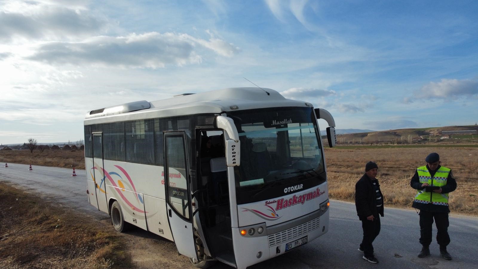 Bolvadin’de Okul Servisleri Denetlendi