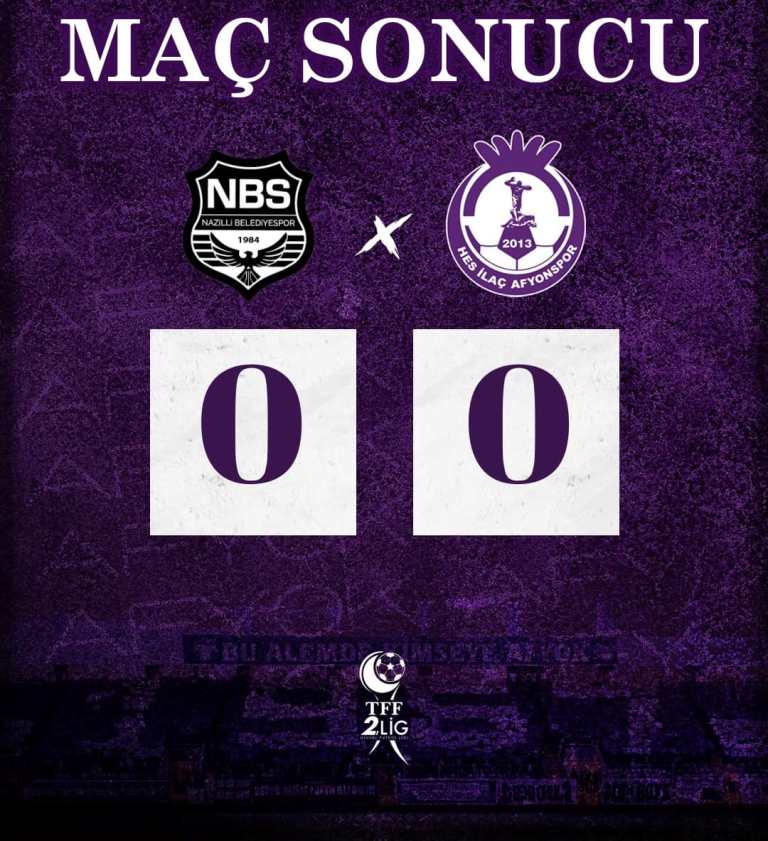 AFYONSPOR'DAN ALTIN DEĞERİNDE 1 PUAN!