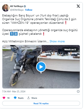 3 Gün Süren ‘Mahzen-19’ Operasyonları Düzenlendi