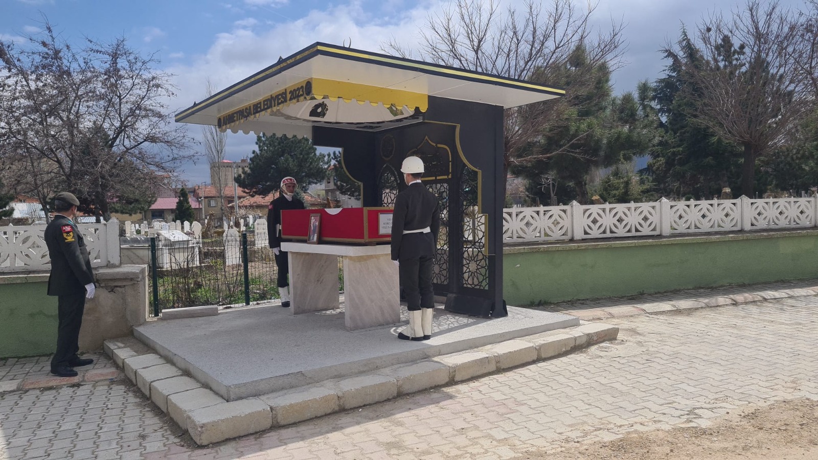 Kore Gazisi resmi törenle ebediyete uğurlandı