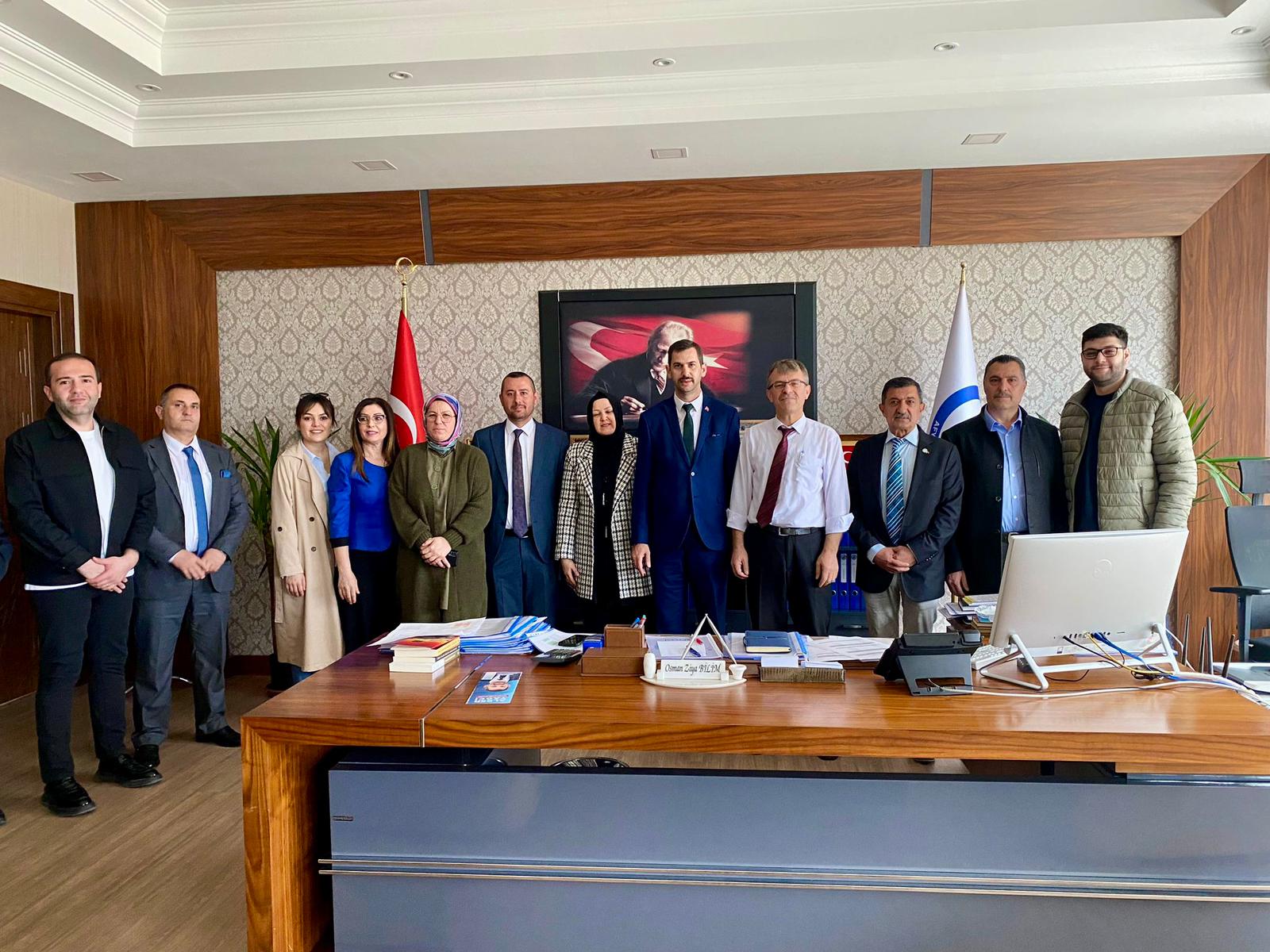 İYİ PARTİ ADAYI YAĞCI, KURUM ZİYARETLERİNE DEVAM EDİYOR