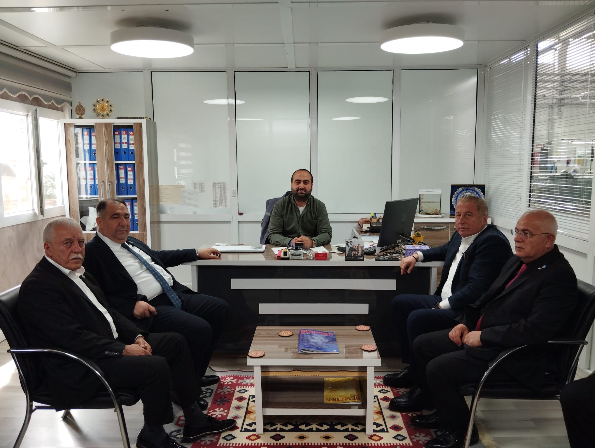 OLGUN DAZKIRI'DA ÜRETİM TESİSLERİNİ ZİYARET ETTİ