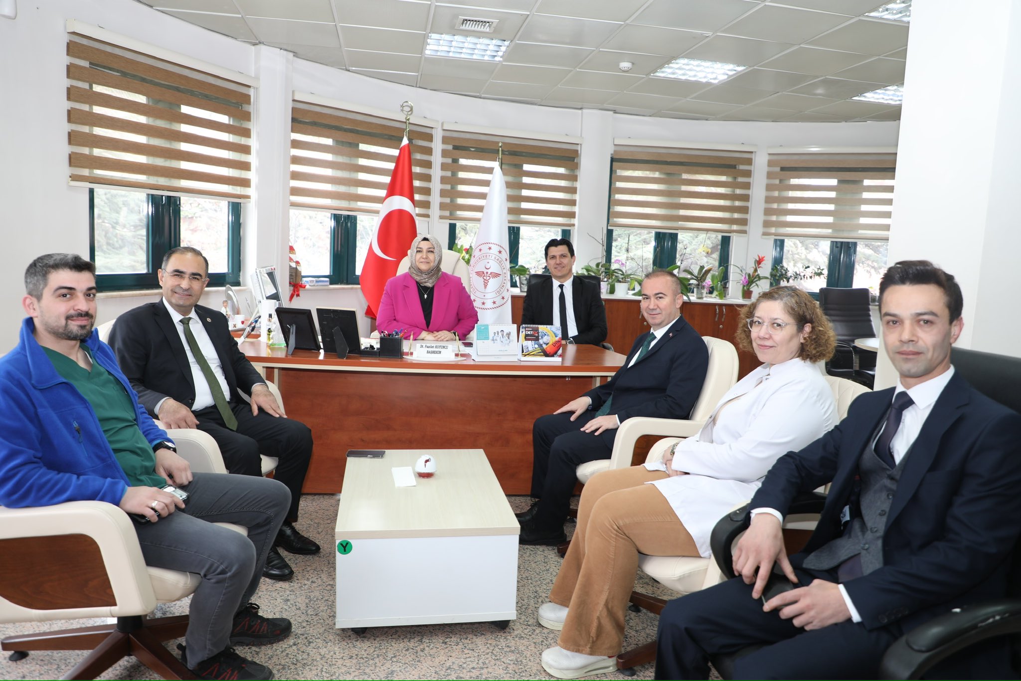 ULUÇAY, DİŞ HASTANESİ ZİYARETİNDE BULUNDU