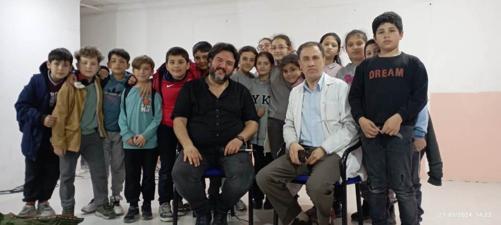 FATİH İLKOKULU'NDATİYATRO SÖYLEŞİSİ