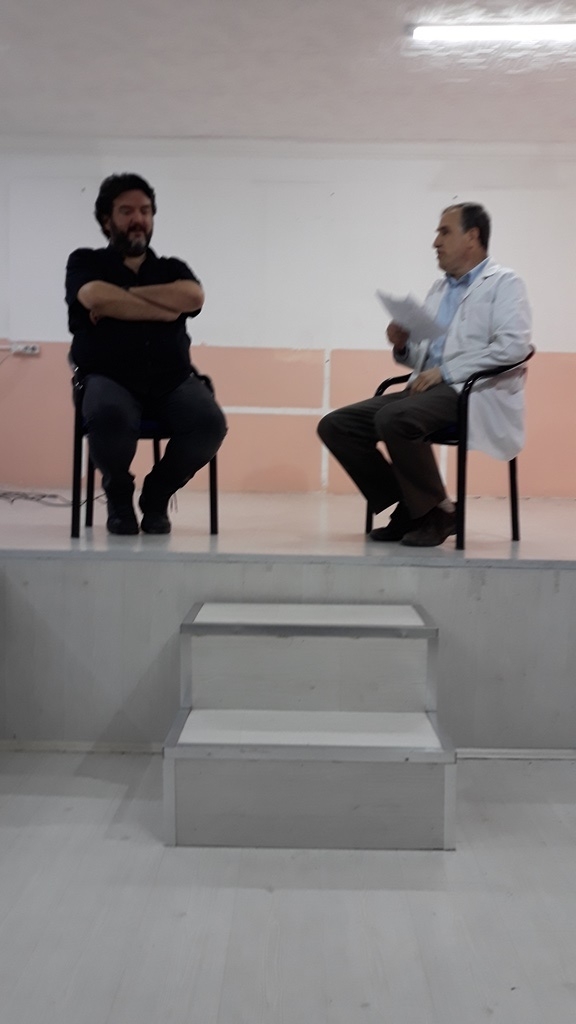 FATİH İLKOKULU'NDATİYATRO SÖYLEŞİSİ