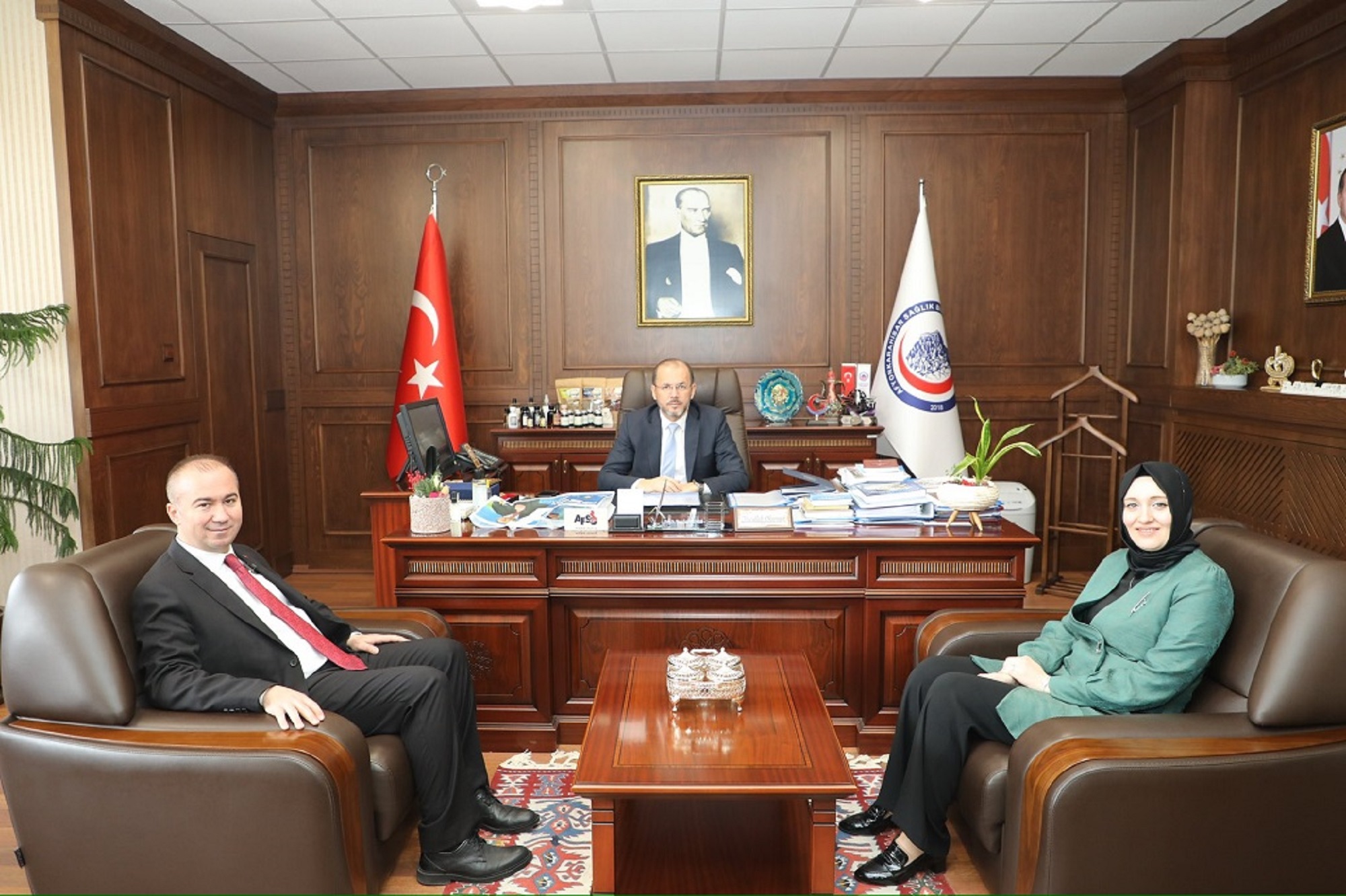 ULUÇAY'DAN REKTÖR OKUMUŞ'A ZİYARET