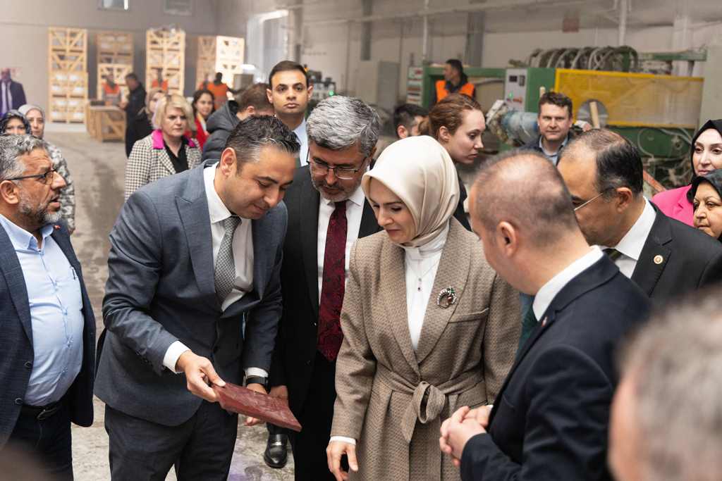 BAKAN GÖKTAŞ MARBLE SYSTEMS TUREKS AFYON ÜRETİM TESİSLERİNİ ZİYARET ETTİ