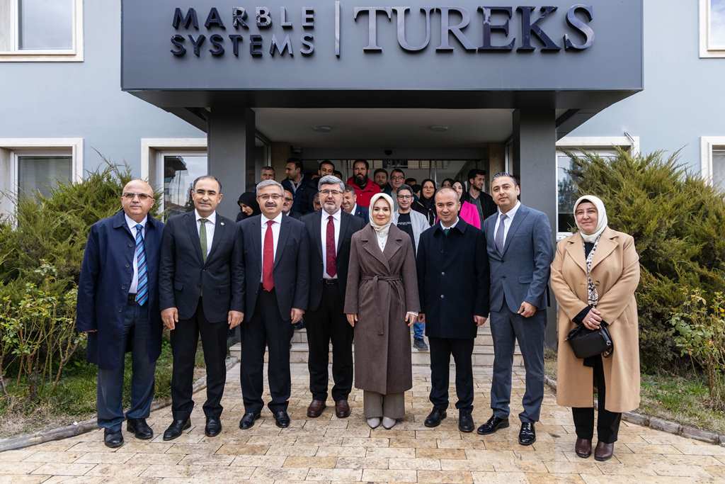BAKAN GÖKTAŞ MARBLE SYSTEMS TUREKS AFYON ÜRETİM TESİSLERİNİ ZİYARET ETTİ