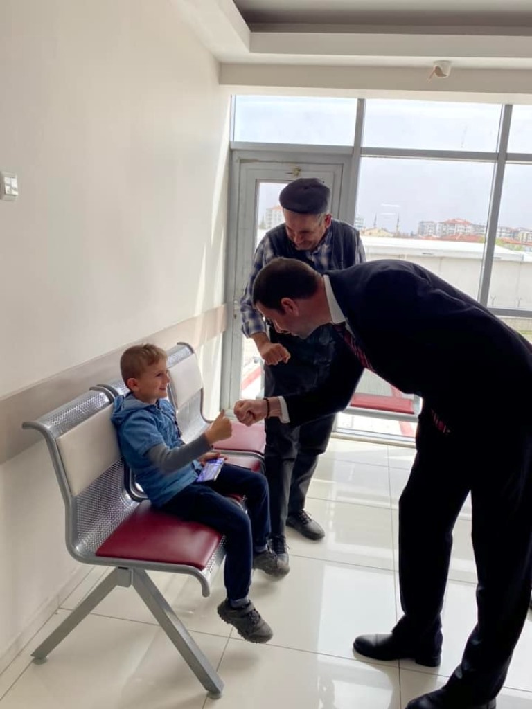 ALPER YAĞCI FUAR HASTANESİNİ ZİYARET ETTİ